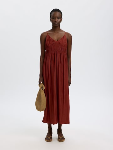 SELECTED Jurk in Rood