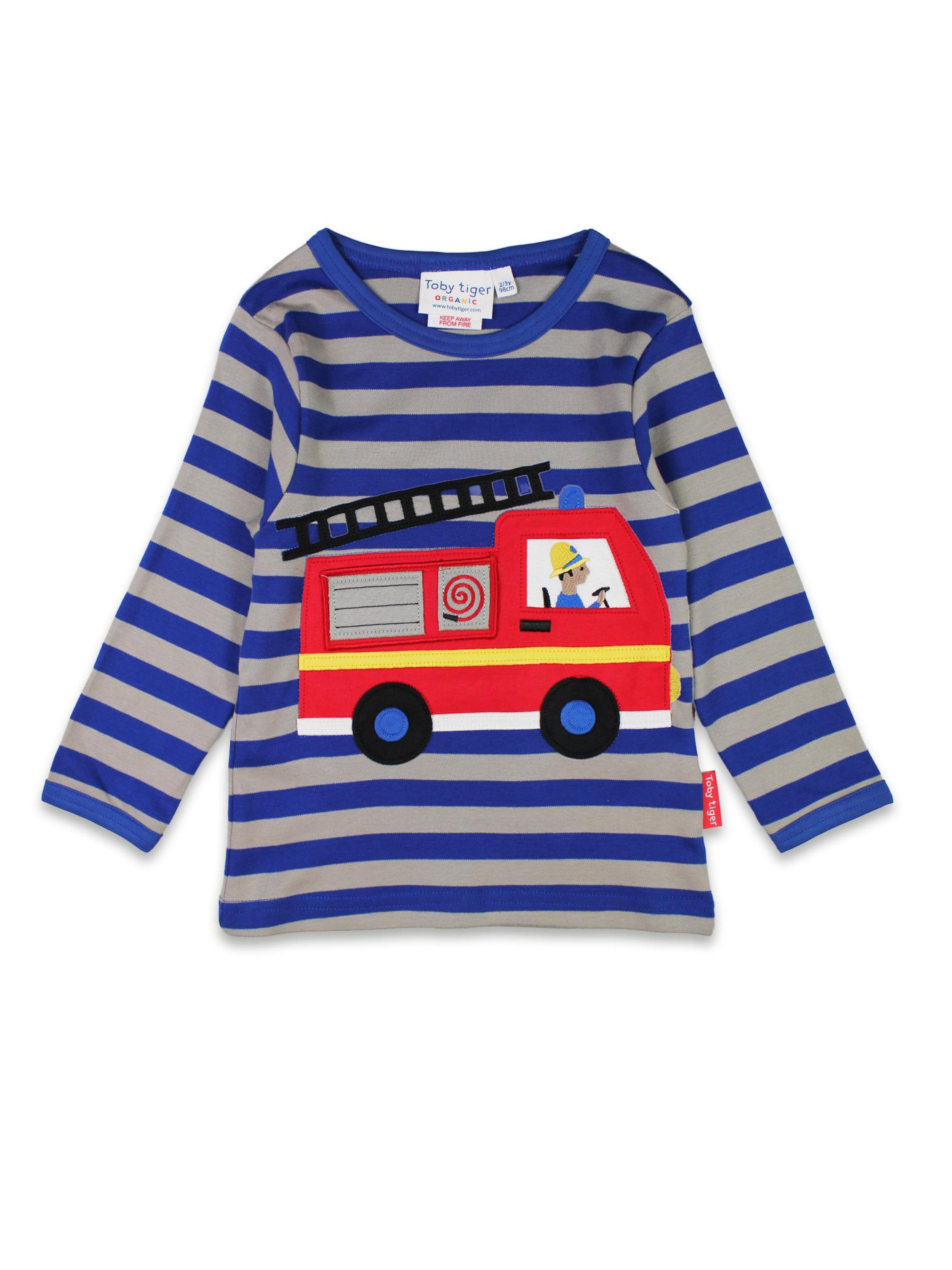 Toby Tiger Shirt 'Feuerwehr' in Blue: front