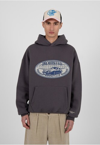 Felpa 'Racecore' di Prohibited in blu: frontale