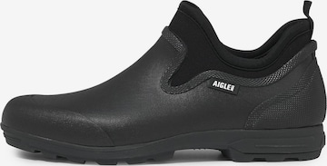 AIGLE - Bota de borracha 'Lessfor Plus' em preto: frente