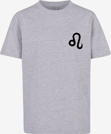 F4NT4STIC Shirt 'Leo Löwe' in Grey: front