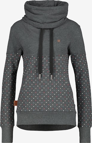 Alife and Kickin - Sudadera 'SunshineAK' en gris: frente