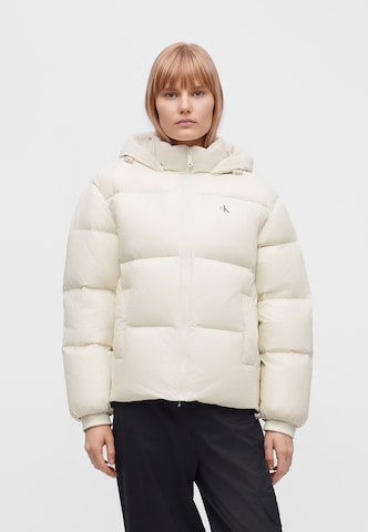 Calvin Klein Jeans Zimná bunda - Biela: predná strana