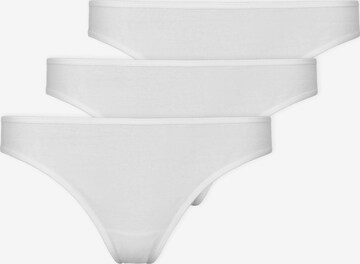 SNOCKS Thong in White: front