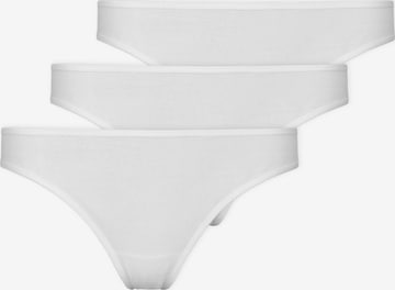 SNOCKS Thong in White: front