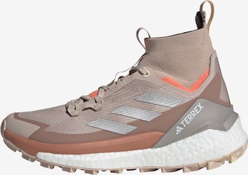 ADIDAS TERREX Athletic Shoes 'Free Hiker 2.0' in Brown: front