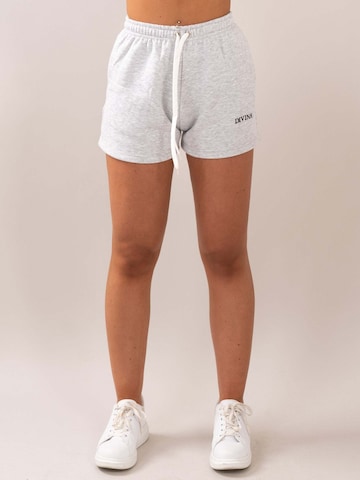 regular Pantaloni sportivi 'Comfy' di Divina in grigio: frontale