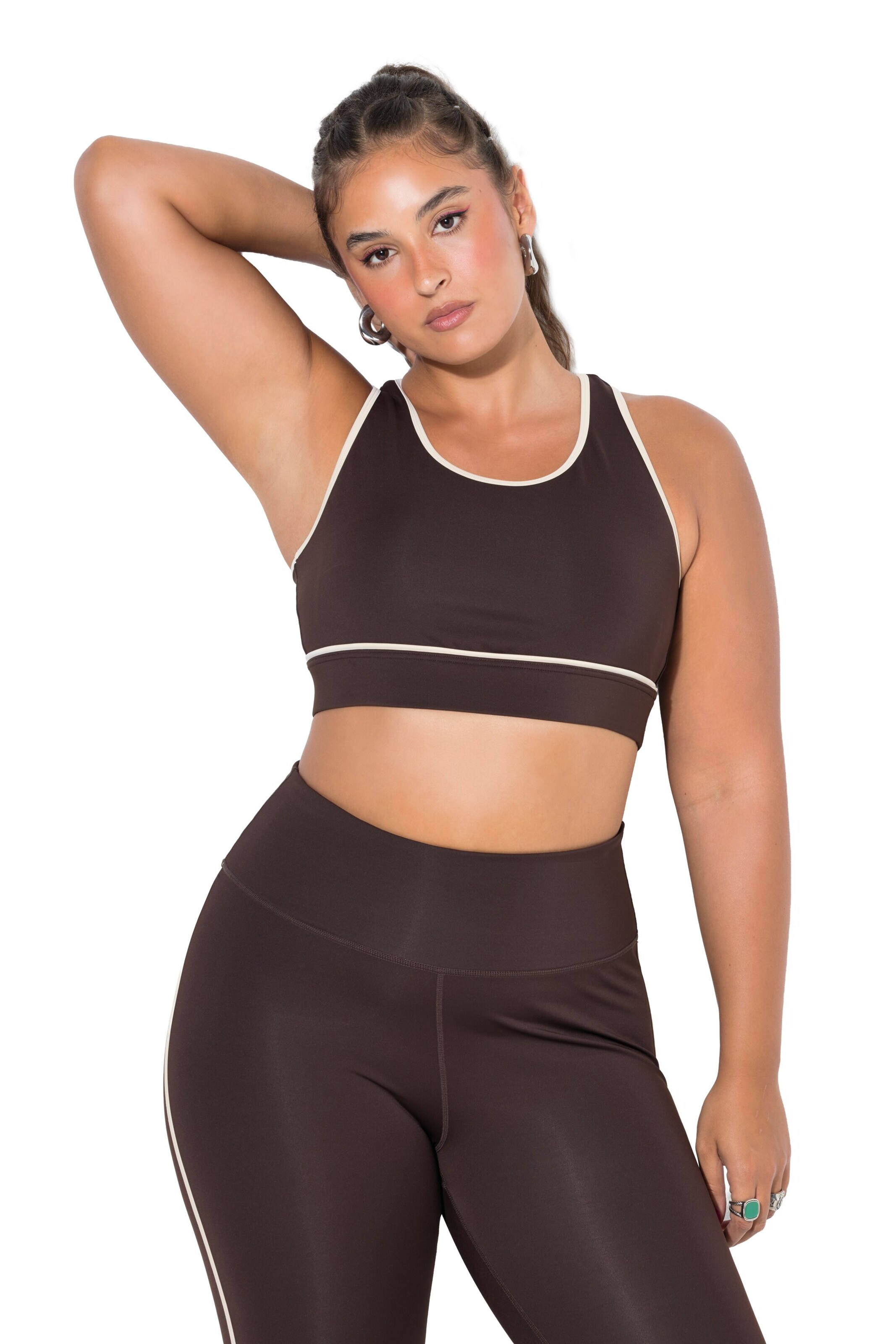 Studio Untold Bralette Sports bra in Brown: front