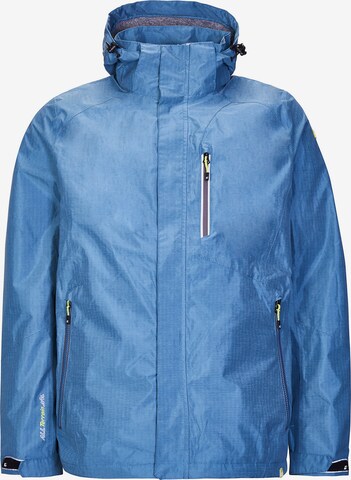 KILLTEC Outdoorjas 'Carleb' in Blauw: voorkant