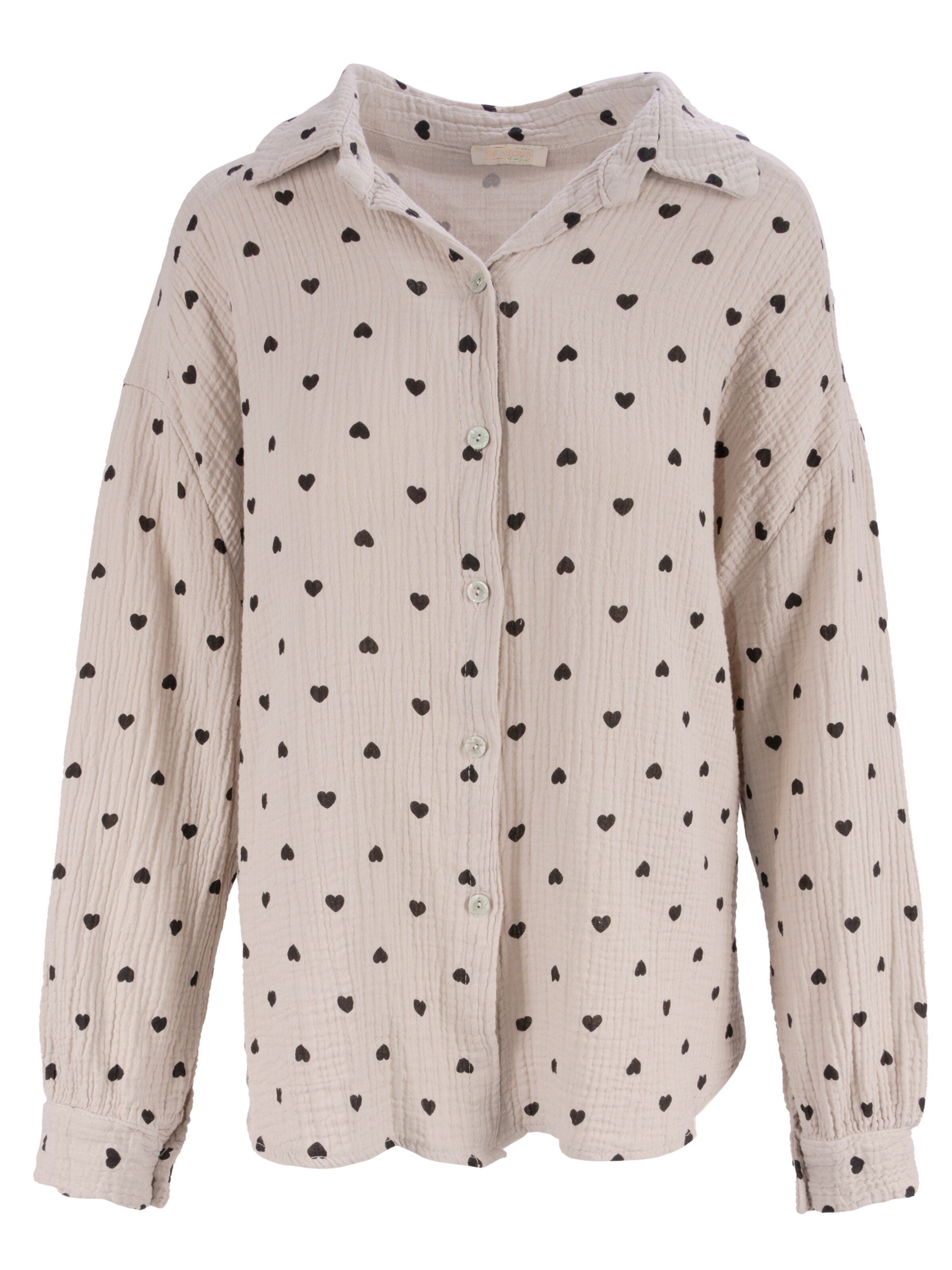 Seasons of April Bluse 'Liya' in Beige: Vorderseite