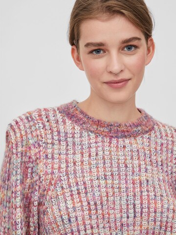 VILA Sweater 'Adelina' in Pink