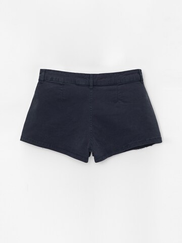 Pull&Bear Regular Broek in Blauw