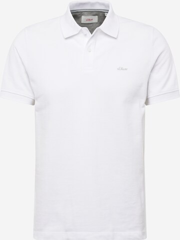 s.Oliver Poloshirt in Weiß: predná strana