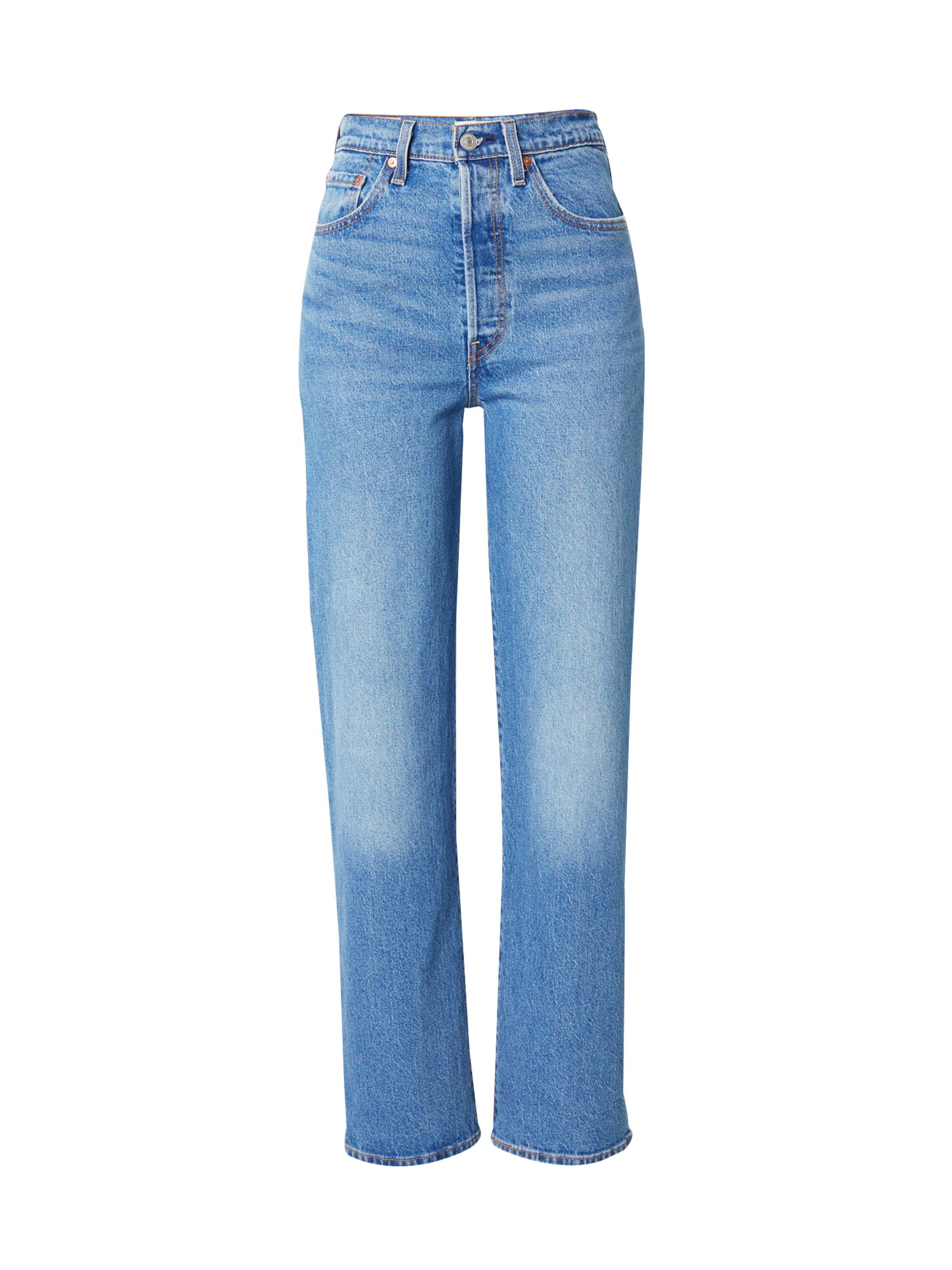 LEVI'S ® - regular Vaquero 'Ribcage Full Length' en azul: frente