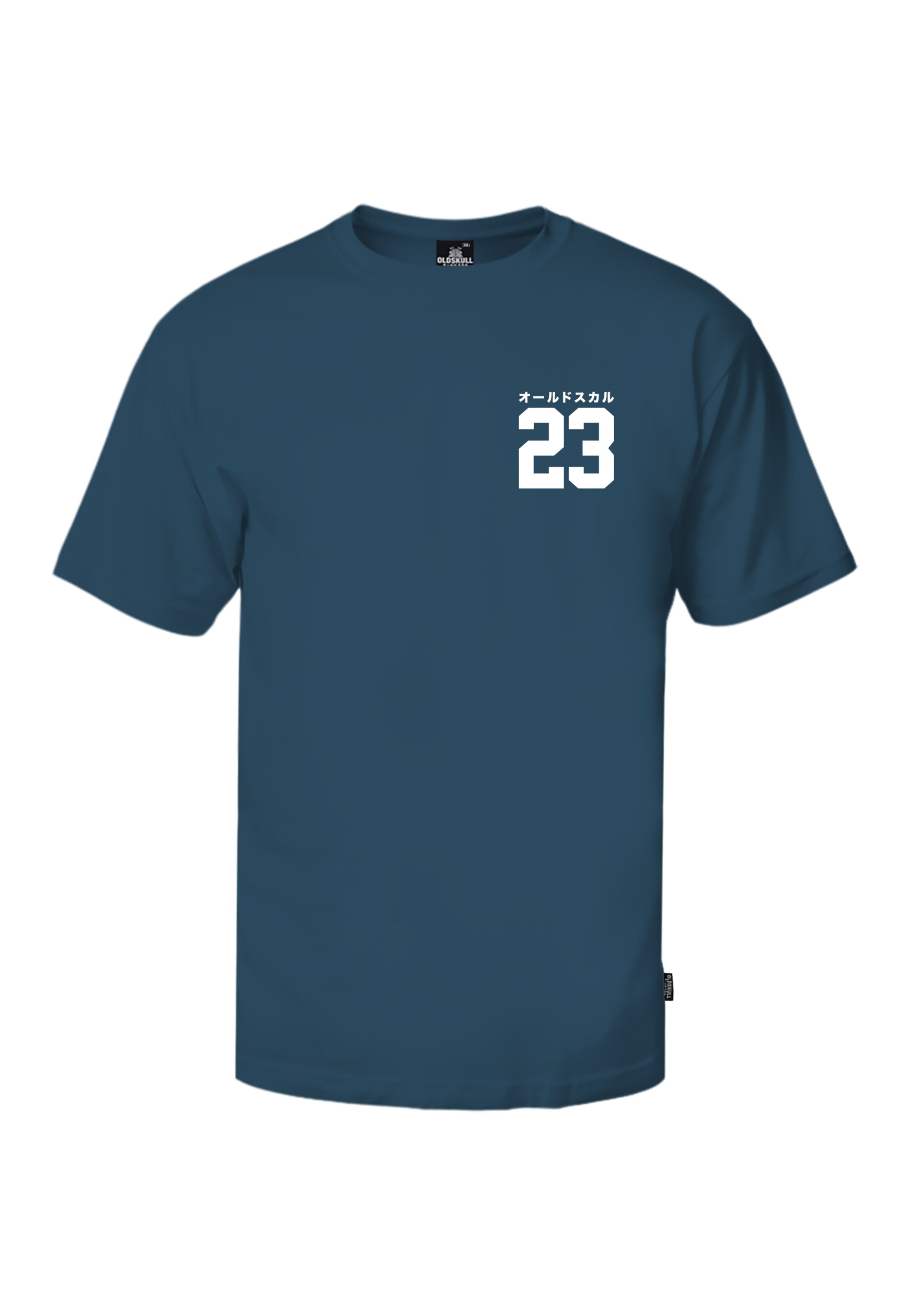 Oldskull T-Shirt 'Retro Legendary' in Grün