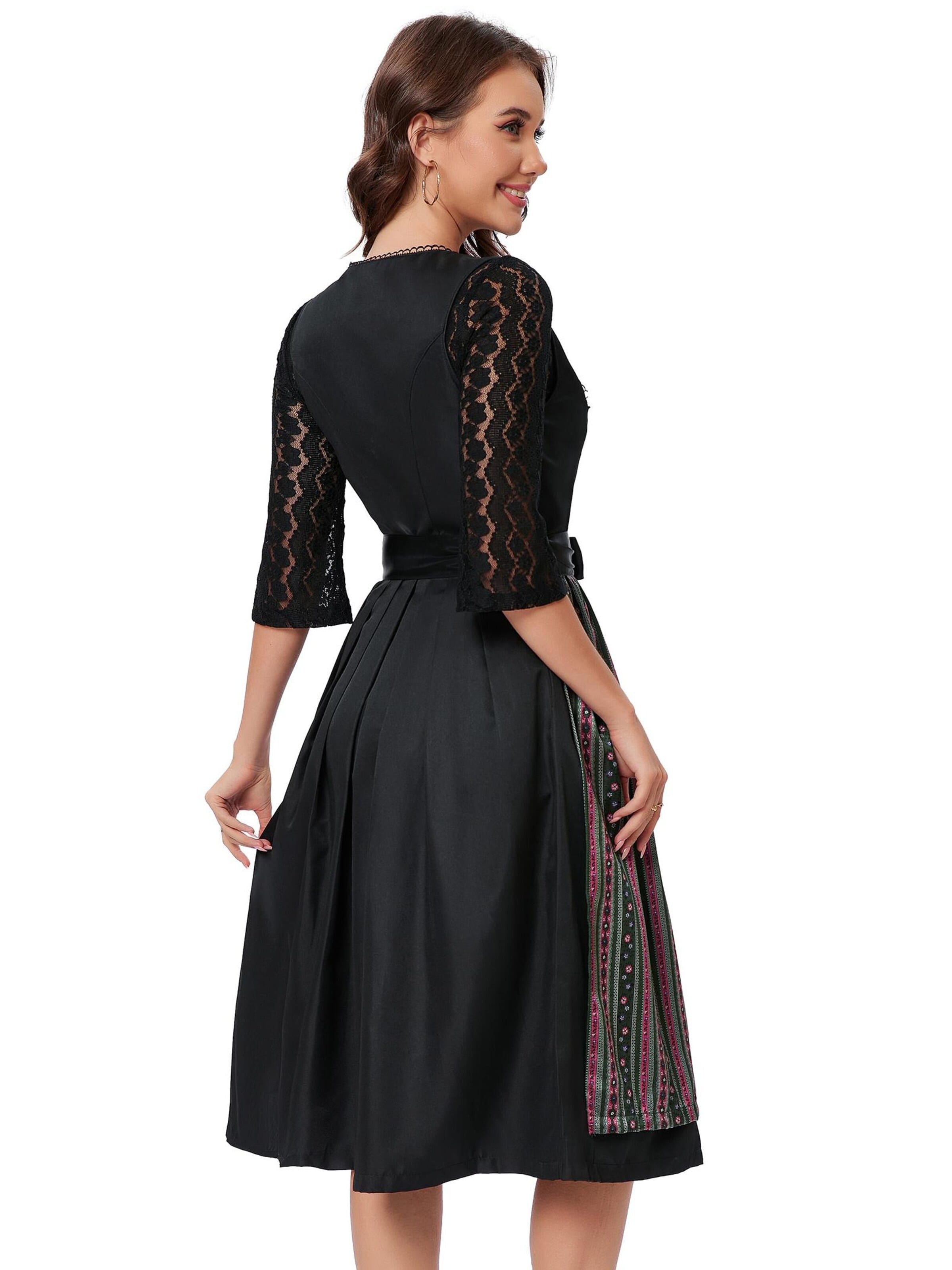 Yesfashion Dirndl‌‌ in Schwarz