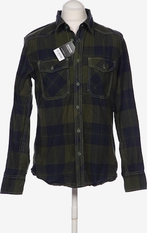 Brandit Button Up Shirt in L in Green: front