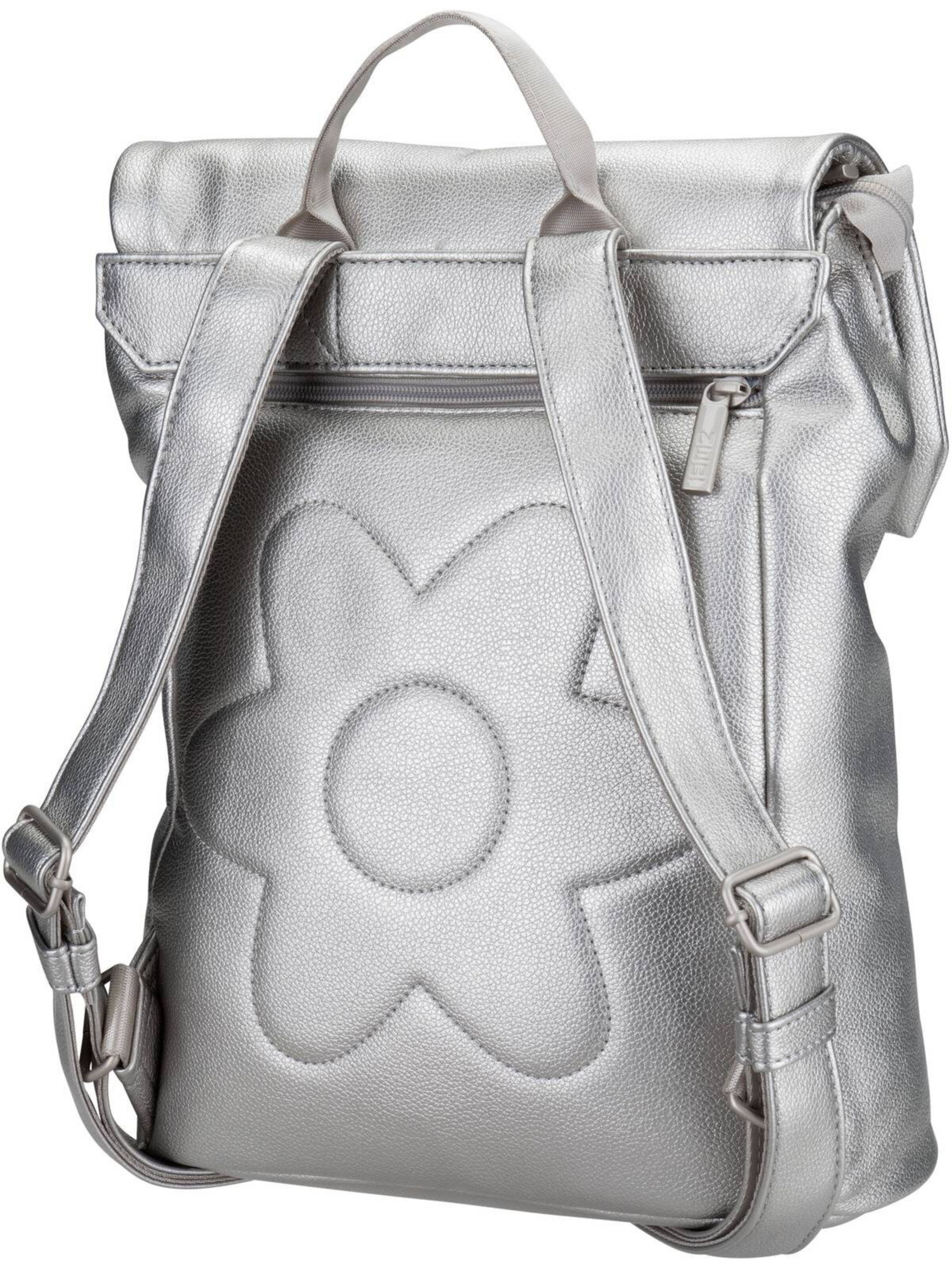 ZWEI Backpack 'Mademoiselle MR13' in Silver