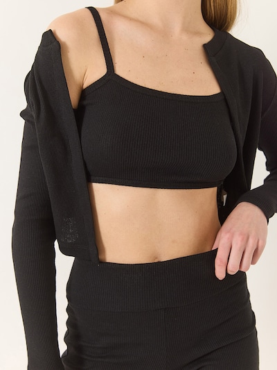 Bianco Lucci Pantsuit in Black, Item view