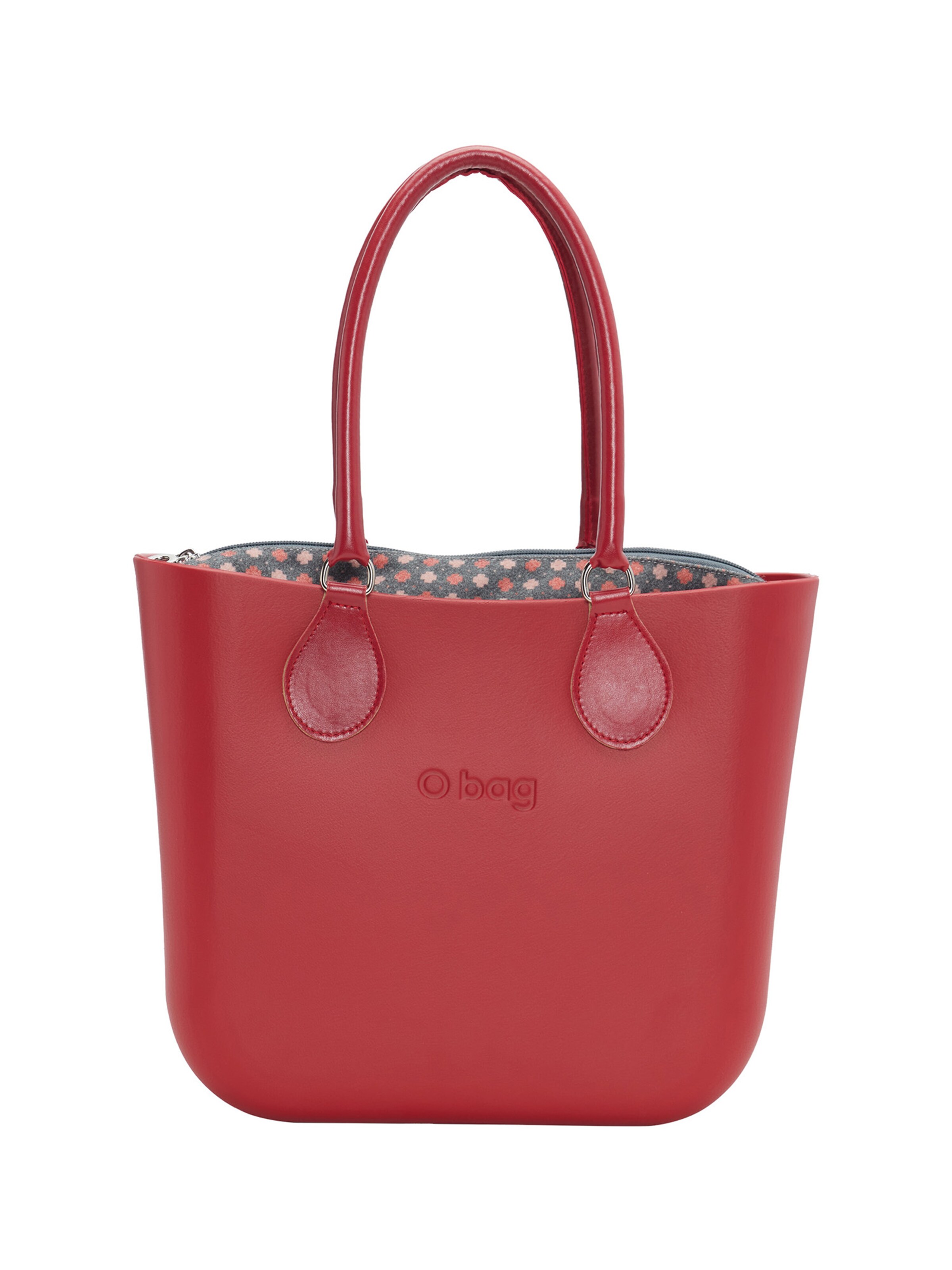 O bag Handtasche in Rot: Vorderseite
