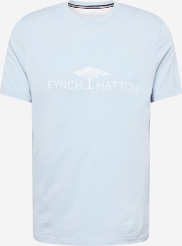 FYNCH-HATTON T-shirt i blå: framsida