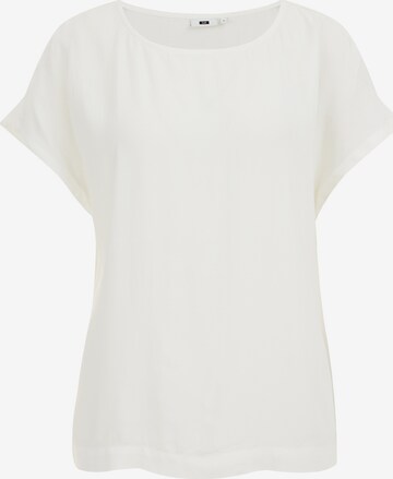 WE Fashion - Blusa em branco: frente