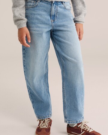 WE Fashion Baggy Jeans in Blau: Vorderseite