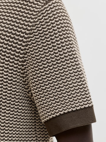 JACK & JONES Pullover 'JPRBLUKINGSLEY' in Braun