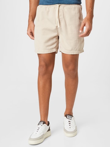 BDG Urban Outfitters Regular Pants in Beige: front