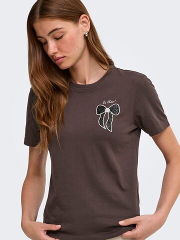 ONLY - Camiseta 'ONLKita' en marrón