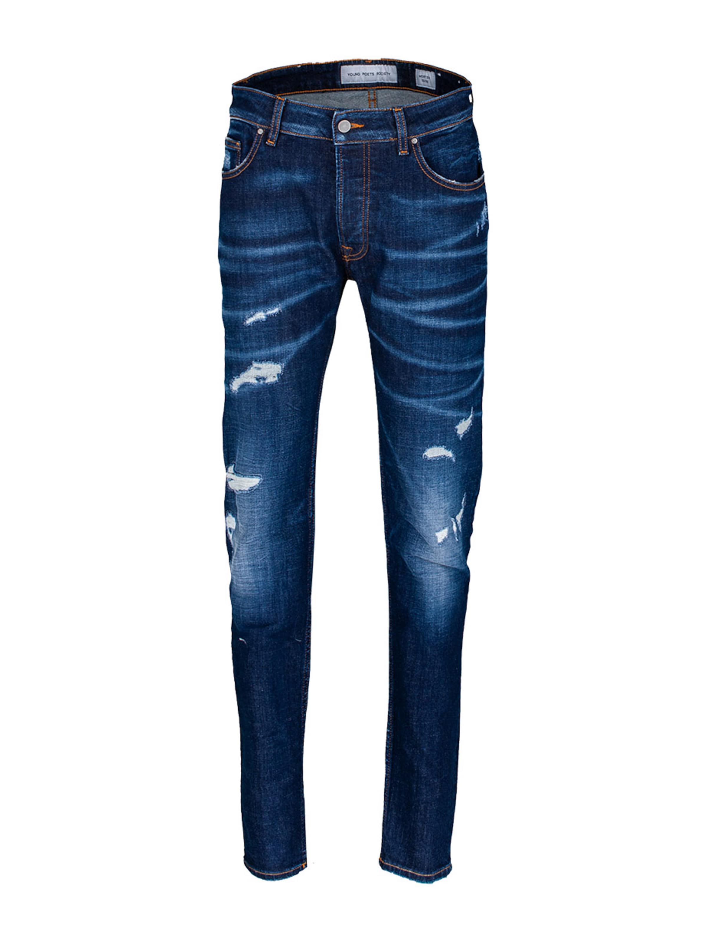 Uomo Jeans Young Poets Society Jeans Morten in Blu Scuro 