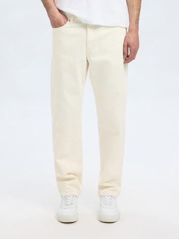 regular Jeans 'SLH196 SCOTT' di SELECTED HOMME in bianco: frontale