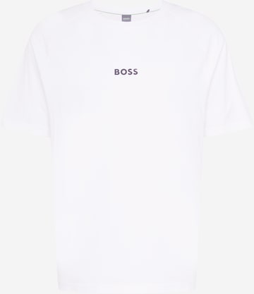 Maglietta di BOSS Green in bianco: frontale
