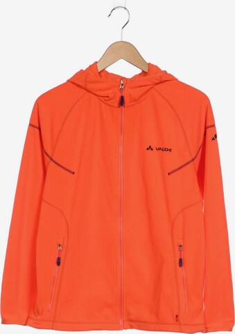 VAUDE Sweatshirt & Zip-Up Hoodie in XL in Orange: front