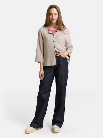 TOM TAILOR Gebreid vest in Beige