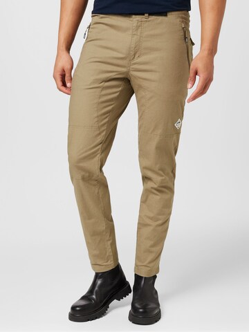 Maloja Regular Workout Pants 'Mazzone' in Brown: front