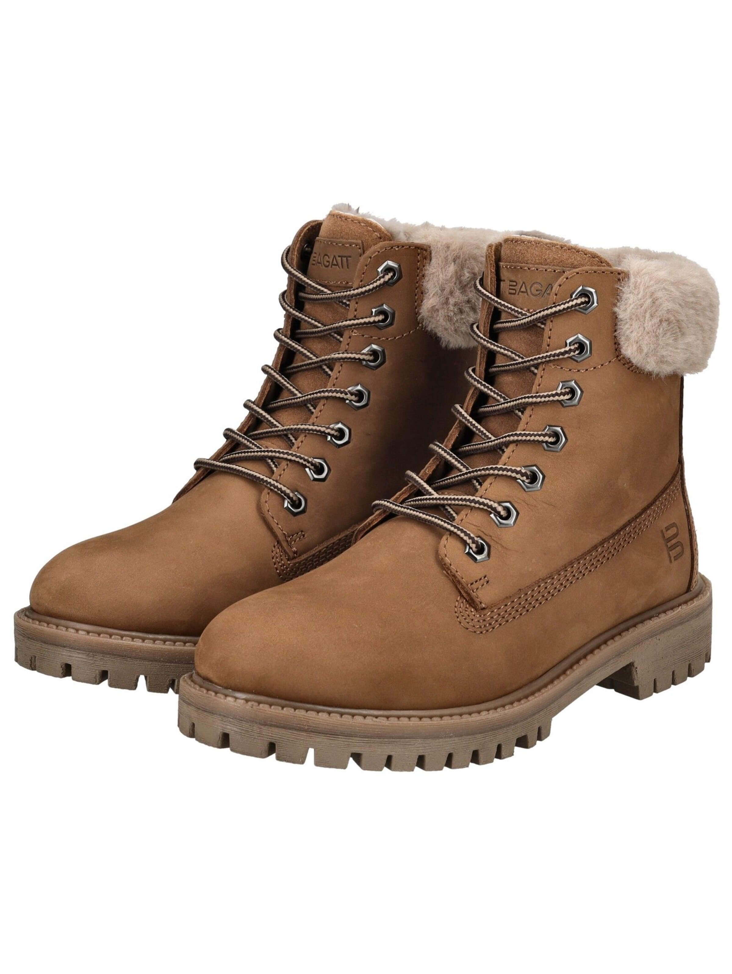 TT. BAGATT Lace-Up Ankle Boots in Brown