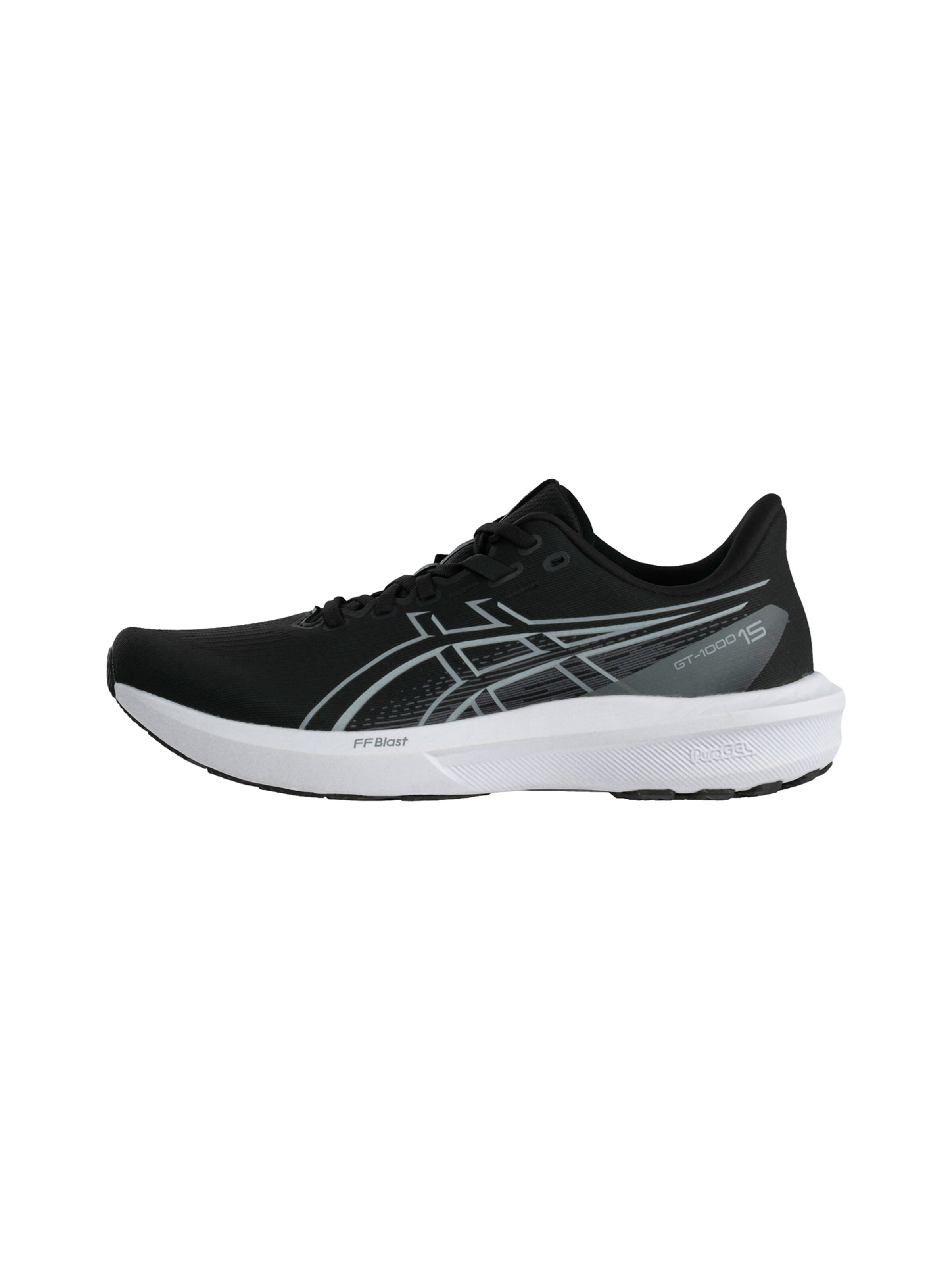ASICS Laufschuh 'GT-1000 15' in Schwarz: Vorderseite