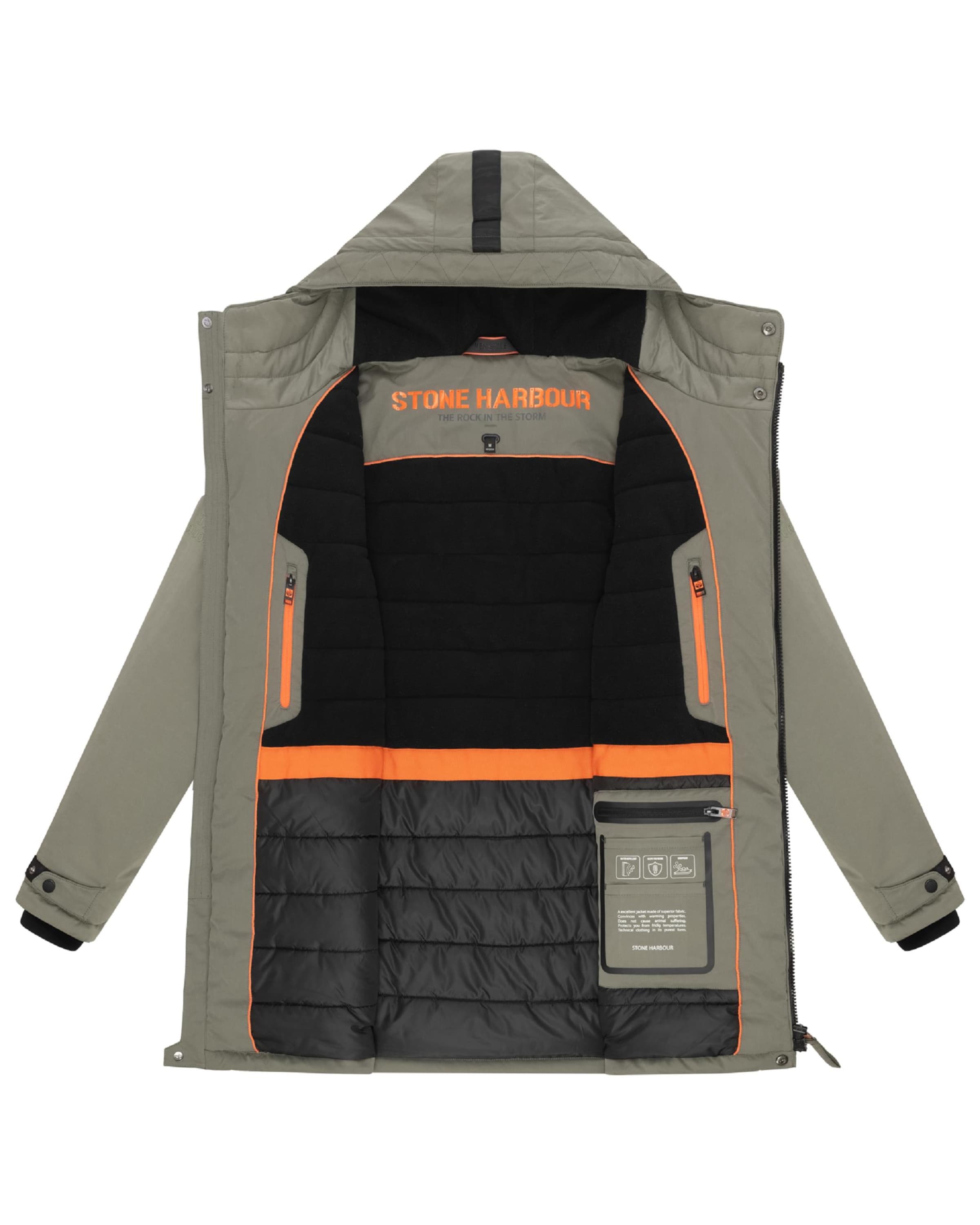 STONE HARBOUR Зимнее пальто 'Fintaan XX' в Зеленый