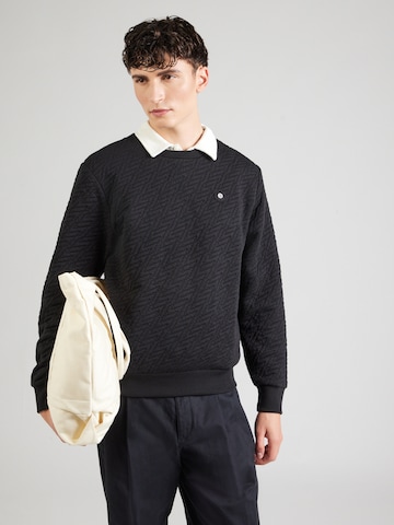 JACK & JONES Μπλούζα φούτερ 'JCOGEO' σε μαύρο: μπροστά