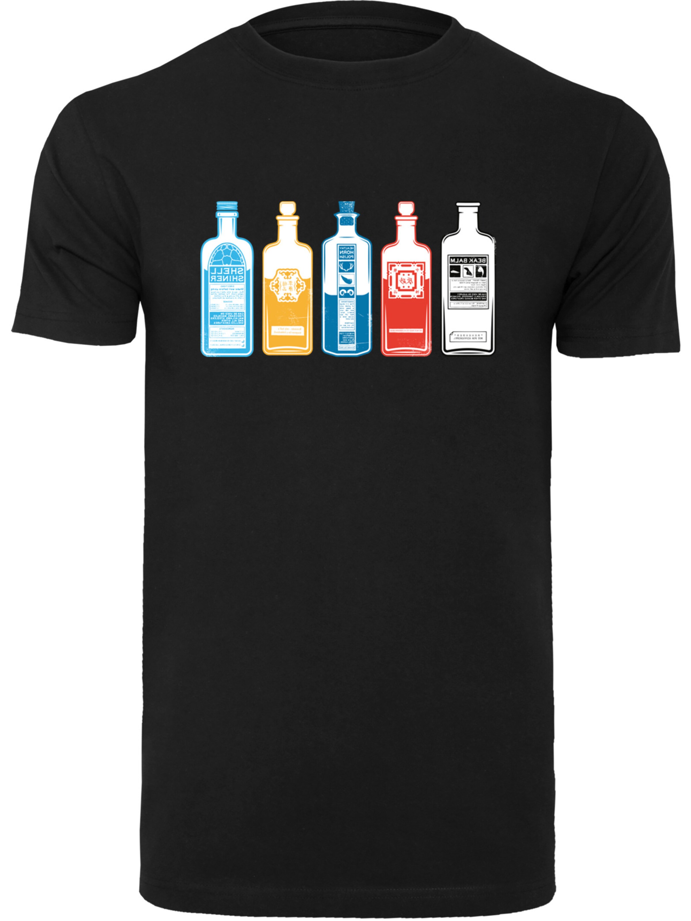 F4NT4STIC Shirt 'Phantastische Tierwesen Potion Collection' in Black: front