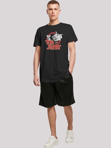 T-Shirt 'Tom and Jerry TV Serie Distressed' F4NT4STIC en noir