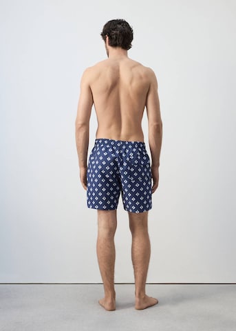 MANGO MAN Board Shorts 'Tye' in Blue