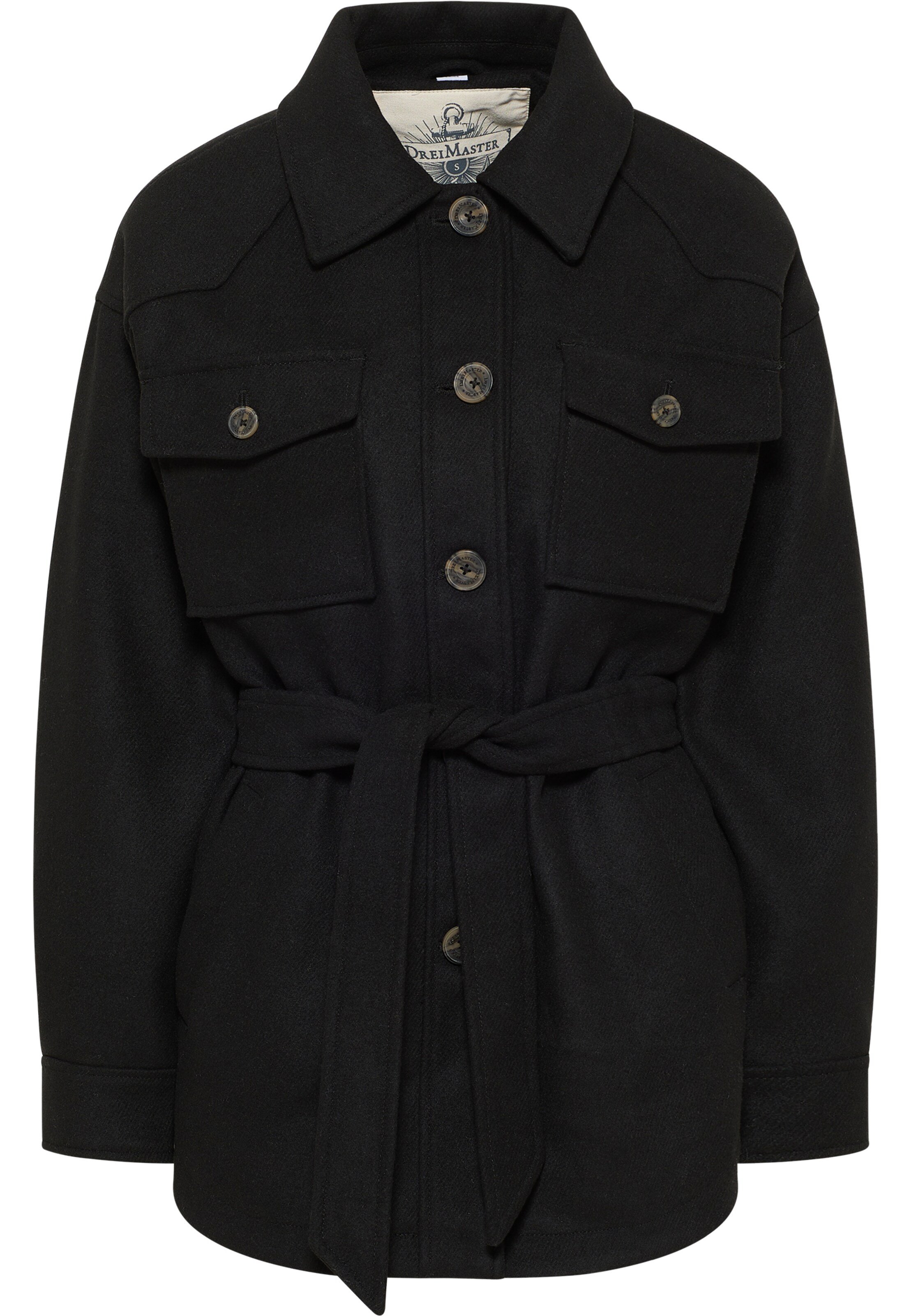 DreiMaster Vintage Övergångsjacka i svart: framsida