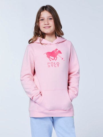 Polo Sylt Sweatshirt in Pink: front