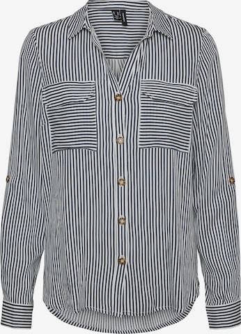 VERO MODA Bluse 'Bumpy' i hvid: forside