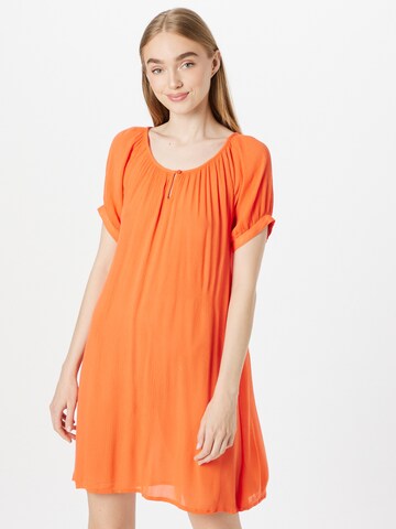 KaffeKošulja haljina 'Amber' - narančasta boja: prednji dio
