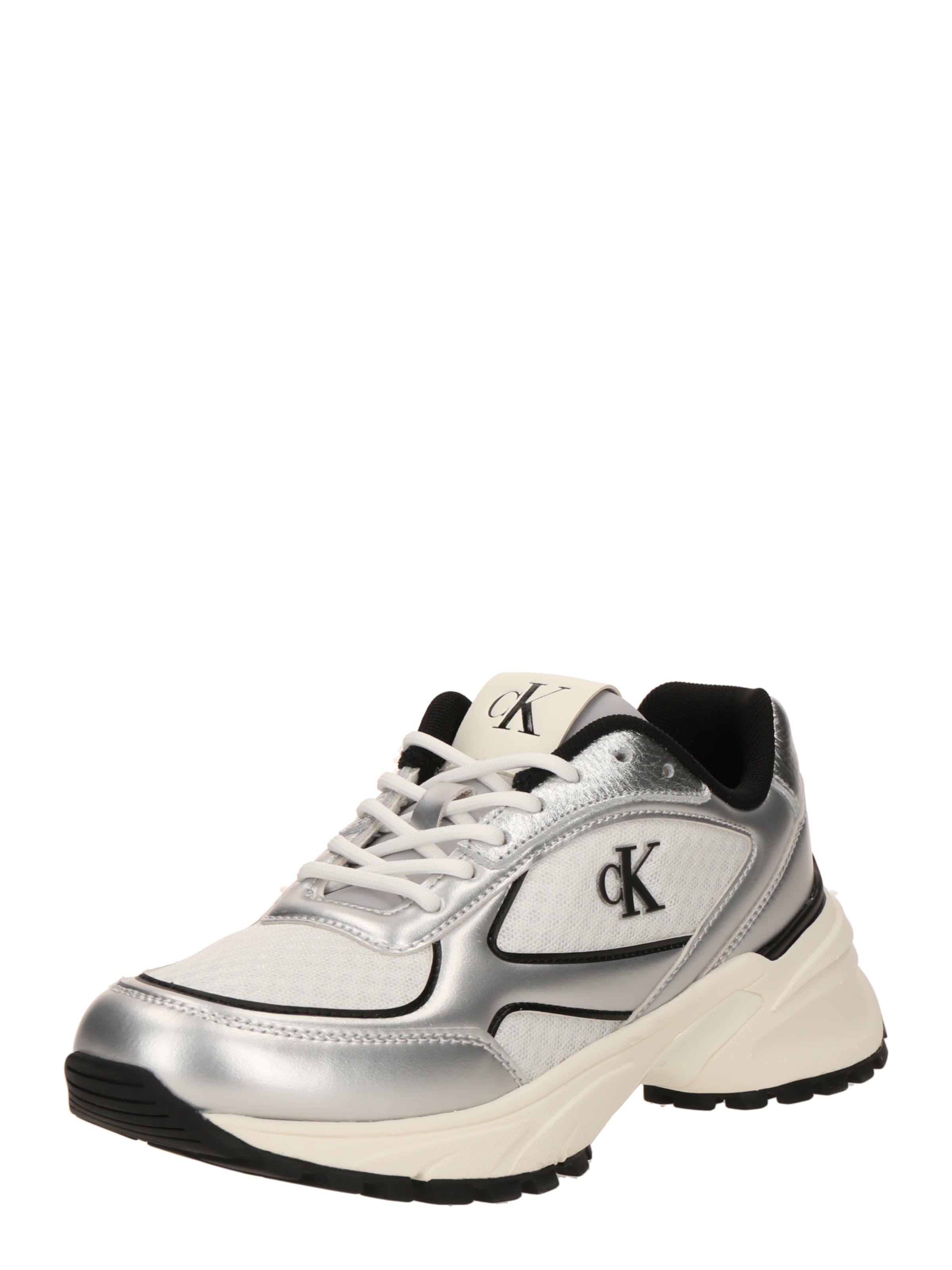 Calvin Klein Nizke superge 'HIKE RUNNER' | srebrna barva: sprednja stran