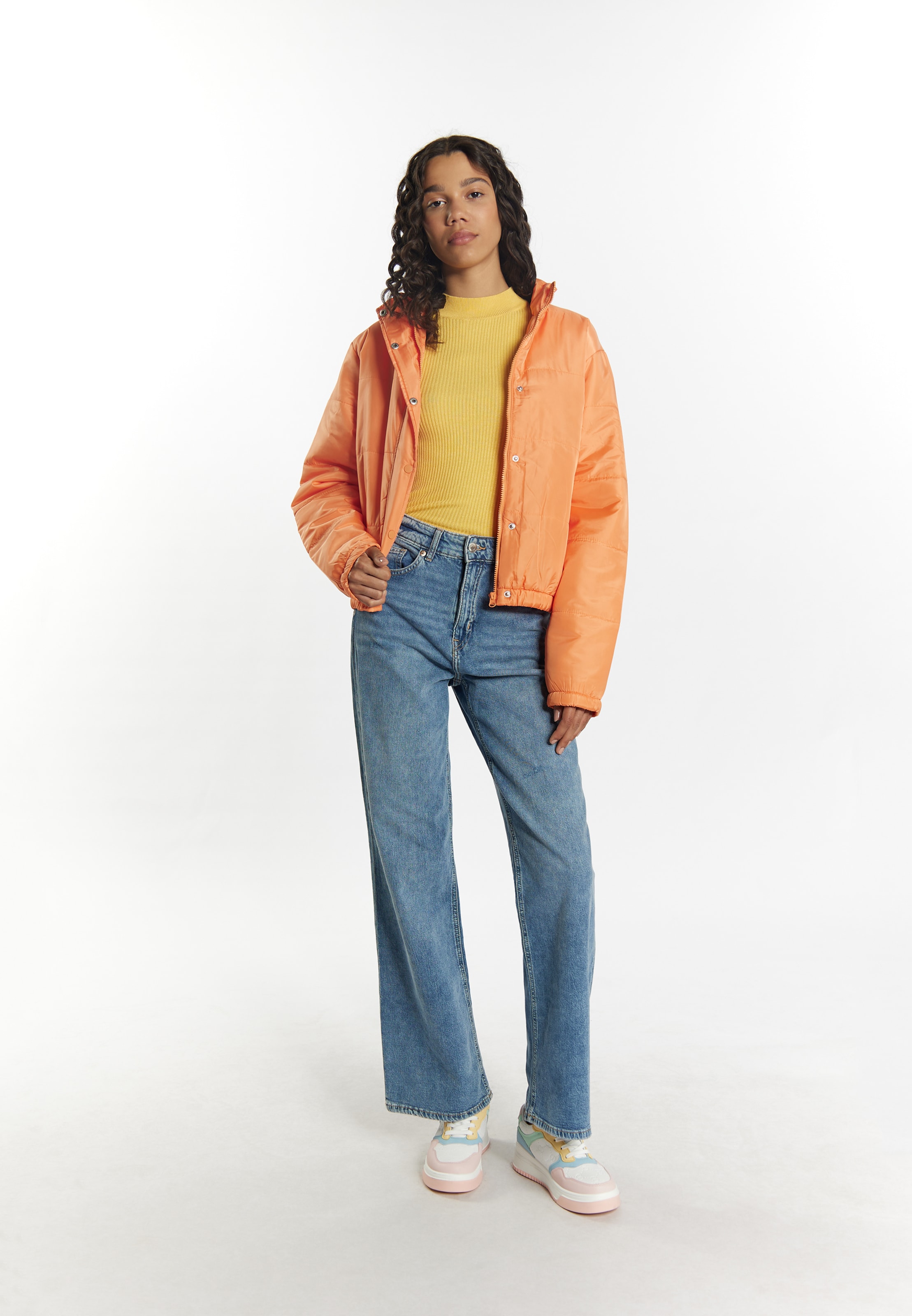 swirly Übergangsjacke in Orange