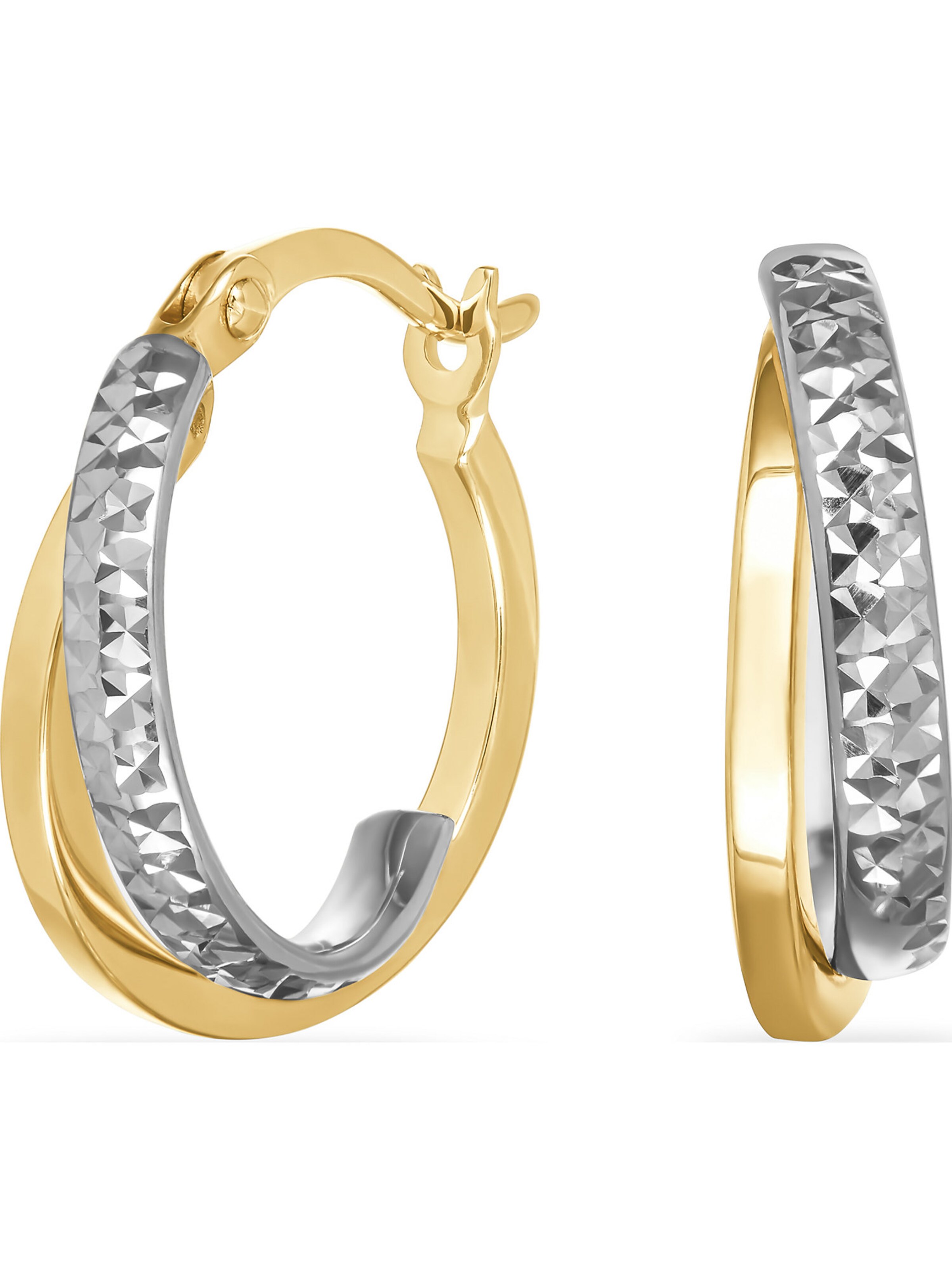 FAVS Ohrringe in Gold: Vorderseite